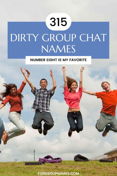 Explore 315+ inappropriate group chat names. Cheeky, risqué, and downright bold—find the perfect fit for your daring group! Goofy Ahh Group Chat Names, Funny Grp Names, Groupchat Names For 3 People Funny, Cursed Group Chat Names, Dark Group Chat Names, Roommate Groupchat Names, Groupchat Names For 3 People, Mexican Group Chat Names, Funny Gc Names For 3