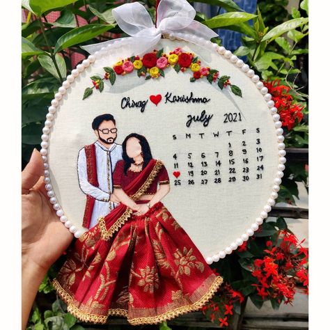 Embroidery Hoop Art on Instagram: "It's about being together 💕 . DM to order ur personalized hoopart. Frame size…" Portrait Embroidery Hoop, Wedding Embroidery Hoop, Portrait Embroidery, Wedding Hoop, Wedding Embroidery, Diy Embroidery Patterns, Pola Sulam, Creative Embroidery, Hand Embroidery Design Patterns