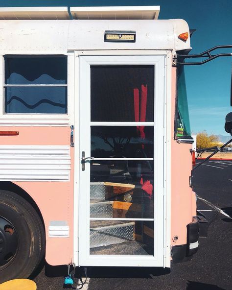 The Odyssey Skoolie on Instagram: ““An open mind will open new doors.” Loving the door we installed on the bus this summer. Being able to have the screen open really helps to…” Skoolie Door, The Odyssey, Van Conversion, The Bus, The Door, This Summer, Doors, Mindfulness, Screen