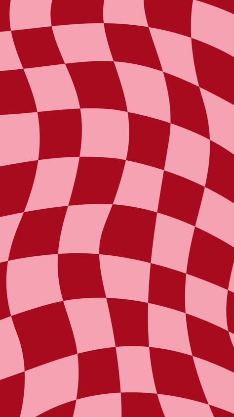 Red Checkered Wallpaper Aesthetic, Pink Checker Wallpaper, Retro Wallpaper Wall, Funky Wallpaper Phone, Pink And Red Checkered Wallpaper, Retro Checkered Wallpaper, Funky Retro Pattern, Pretty Patterns Aesthetic, Checker Pattern Aesthetic