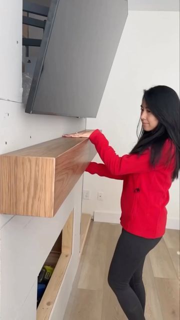 Hidden Drawer In Mantle, Pull Out Fireplace Mantle Drawer, Diy Mantle Drawer, Mantel With Drawer, Fireplace Tv Wall Storage, Hide Nintendo Switch On Mantle, Hidden Mantle Drawer, Pull Out Mantle Drawer, Fireplace Mantel Drawer