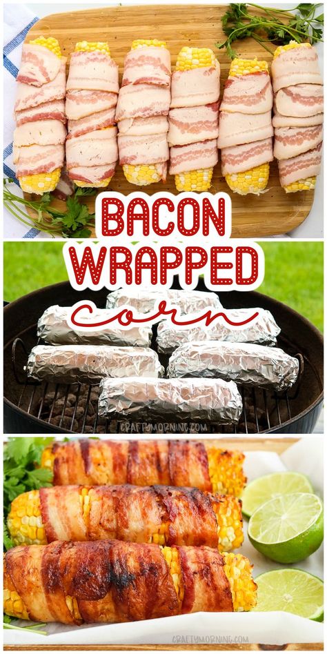 Bacon Wrapped Corn, Cook Corn, Bacon Seasoning, Bacon Salt, How To Cook Corn, Corn Recipe, Best Bacon, Flavored Bacon, Corn On The Cob