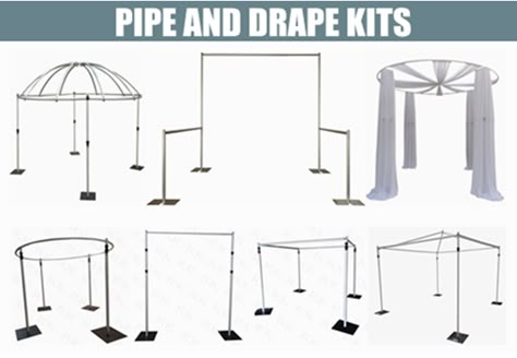 Adjustable pipe and drape kits,event pipe and drape booth wholesale,aluminum pipe and drape package for sale Pvc Curtain Backdrop, Pvc Backdrop Stand Wedding, Pvc Pipe Sign Stand, Diy Pipe And Drape, Wedding Draping Backdrop Curtains & Drapes, Photo Booth Backdrop Wedding, Pvc Pipe Projects, Diy Wedding Backdrop, Backdrop Frame