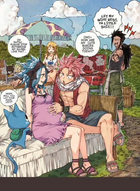 Erza Et Jellal, Gale Fairy Tail, Fairy Tail Levy, Gajeel X Levy, Gajeel And Levy, Gajeel Levy, Fairy Tail Funny, Fairy Tail Comics, Natsu Fairy Tail