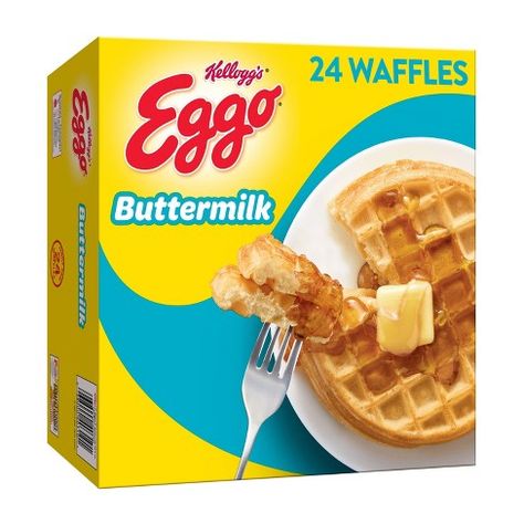 Freeze Pancakes, Eggo Waffles, Buttermilk Waffles, Banana Waffles, Frozen Waffles, Frozen Breakfast, Homemade Waffles, Hazelnut Spread, Quick And Easy Breakfast