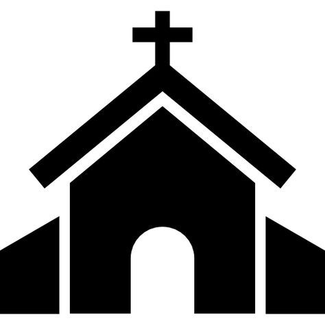 Church Free Icon | Free Icon #Freepik #freeicon #building #religion #church #christian Church Logo Inspiration, Christian Graphics, Church Icon, Free Certificate Templates, Small Wooden House, Christmas Yard Art, Church Logo, Cartoon House, Red Monochrome