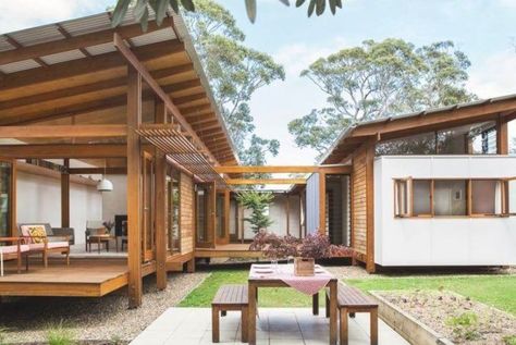 45 Shipping Container Homes That Are Beautiful and Feel Like Home Shipping Container Design, Tropical House Design, Japanese Home Design, Shipping Container Home Designs, Building A Container Home, Tiny Cottage, Container House Plans, Shipping Container House, Tropical House