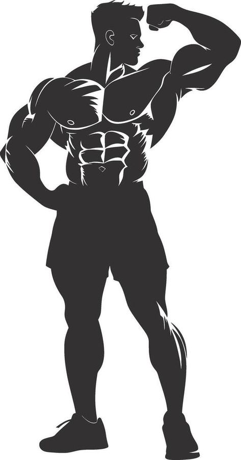 Body Builder Aesthetic, Body Wallpaper Gym, Gym Artwork, Gym Stickers, Bodybuilding Logo, Easy Hand Drawings, Gym Icon, Gym Images, Bodybuilding Workouts Routines