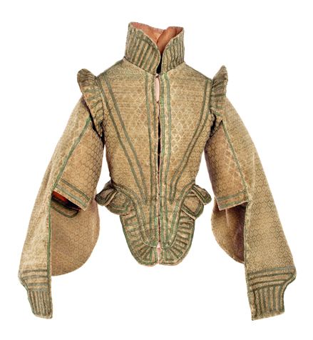 Spanish Doublet from 1590 - 1610 is in collection of Musee des Arts Decoratifs, Paris. 17th Century Fashion, Costume Collection, Silk Taffeta, Medieval Fashion, Historical Costume, Historical Dresses, Fantasy Clothing, Fantasy Fashion, Historical Clothing