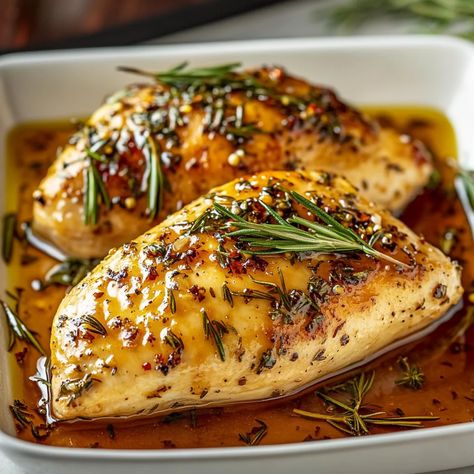 Rosemary Chicken – Flavorful & Simple Herb-Infused Chicken Sage Rosemary Thyme Recipes, Chicken And Rosemary Recipes, Rosemary Thyme Chicken, Recipes With Rosemary, Rosemary Chicken Breast, Rosemary Chicken And Potatoes, Chicken With Rosemary, Rosemary Chicken Recipe, Rosemary Recipes