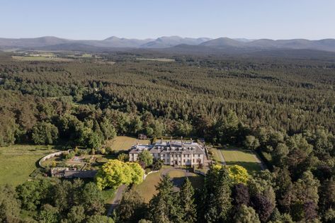 Scottish Mansion, Metal Garden Benches, Scottish Countryside, Cairngorms National Park, Shingle Style Homes, Garden Mirrors, Highland Homes, Hot Water System, London House