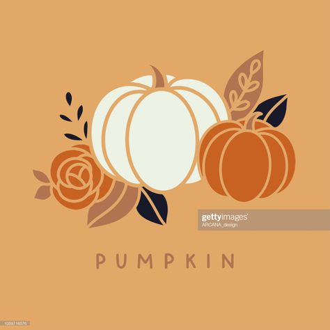 stock illustration : Vector halloween pumpkin illustration clip art Pumpkin Widget, Fall Widgets, Mises En Page Design Graphique, Pumpkin Illustration, Pumpkin Vector, Idee Cricut, Fall Wallpapers, Cute Fall Wallpaper, Fall Mood Board