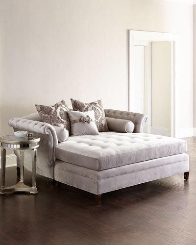 H849J Haute House Duncan Playpen Settee Chaise Lounge Bedroom, White Couch, Haute House, Lounge Bedroom, Home Fashion, Sitting Room, Home Stuff, Home Style, Cozy House