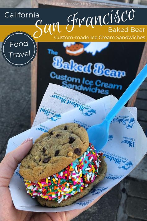 Ice Cream Sandwich Business, Ice Cream Shop Ideas, Ice Cream Cookie Sandwich Packaging, Sandwich Ice Cream, Ice Cream Cookie Sandwich Recipe, Bear Ice Cream, Ice Cream Cookie Sandwich Aesthetic, I’ve Cream Cookie Sandwich, Cookie Ice Cream Sandwiches