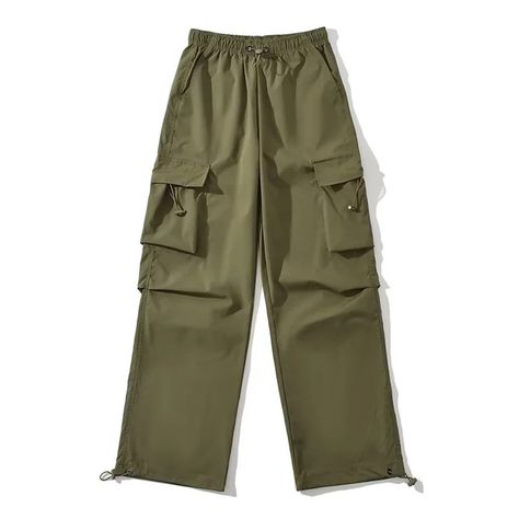 All-Match Quick-Drying High-Waist Drawstring Cargo Pants Material: Polyester Size: S, M, L Color: Apricot, Black, Dark Gray, Navy Blue, Army Green, Pink, Bean Pink, Light Purple, Green Applicable Scene: Leisure, Daily, Vacation Dark Green Cargo Pants Outfit, Descendants Dr, Olive Green Cargo Pants, Drawstring Cargo Pants, Monochrome Outfit, Blue Army, Green Cargo Pants, Green Cargo, Cargo Trousers