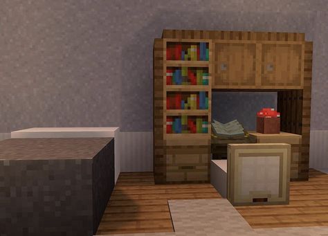 Minecraft Desk Ideas, Minecraft Ideas, Corner Desk, Minecraft, Desk, Furniture, Quick Saves, Home Decor, Home Décor