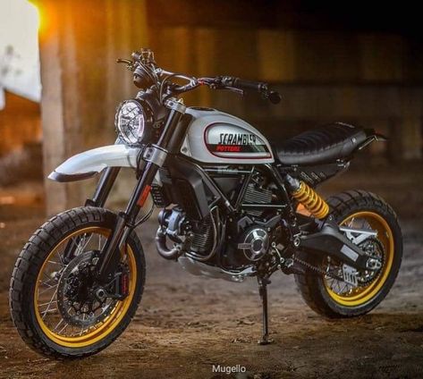 Desert Sled Custom, Ducati Icon, Ducati Desert Sled, Ducati Scrambler Custom, Custom Ducati, Motorcycle Humor, Ducati Motorbike, Desert Sled, Honda Scrambler