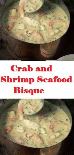 Seafood Bisque Recipe Easy, Crab And Shrimp Seafood Bisque, Seafood Bisque Recipe, Crab And Shrimp, Bisque Soup, Seafood Bisque, Soup Healthy, Comforting Soup, Crab Soup