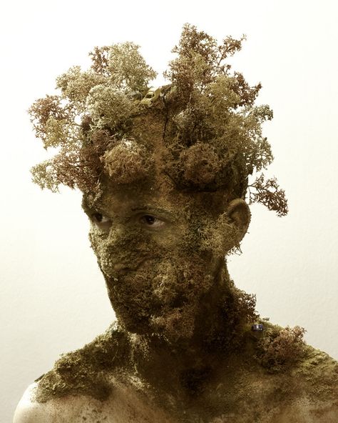 Levi van Veluw, Landscapes by Levi van Veluw, via Behance Felix Vallotton, Eclectic Artwork, Lady Godiva, Photo Series, Human Face, Weird Art, Back To Nature, Green Man, Art Plastique