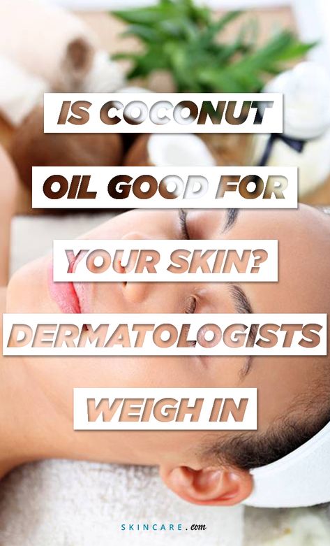 If you are one to put coconut oil on everything, including your face, you may want to take a step back. According to a top dermatologist, coconut oil can actually clog pores and cause breakouts. To find out more on why coconut oil may not be beneficial for your skin, check out our full article on skincare.com! Coconut Oil Skin Benefits, Benefits Of Oil Pulling, Parachute Coconut Oil, Coconut Oil Uses For Skin, Oil Face Cleanser, Oil Pulling Benefits, Coconut Oil Face Mask, Apply Coconut Oil, Best Coconut Oil