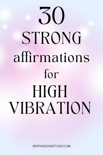 30 strong affirmations for high vibration. raise your vibration. manifestation. manifest your dream life. law of attraction. manifest abundance Positive Energy Affirmations, Manifestation Statement, Strong Affirmations, Behavior Psychology, Manifest Happiness, Human Behavior Psychology, Mind Journal, Attract Positivity, List Of Affirmations