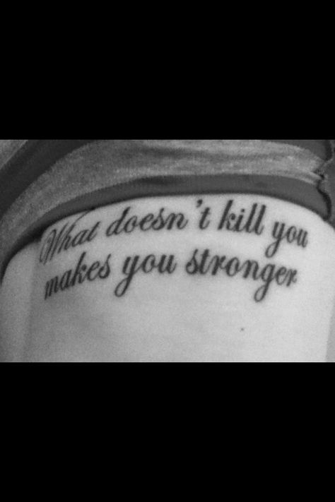 Rib cage tattoo. What doesn't kill you makes you stronger. What Doesn’t Kill You Makes You Stronger Tattoo, Rip Cage Tattoo, Rip Cage Tattoo Women, Stronger Tattoo, Rib Cage Tattoo, Cage Tattoo, Strong Tattoos, Cage Tattoos, Tattoo Time