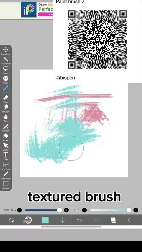 Color Jitter Brush Ibispaint, Oil Brush Ibis Paint, Qr Codes Ibispaint, Brush Qr Code, Ibis Pen, Ibis Pens, Ibispaint X Brushes, Ibis Paint Brush Codes, Code Brush