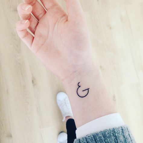 My first tattoo <3 #tattoo #ink #newink #ampersand #smalltattoo Ampersand Tattoo, 3 Tattoo, Tattoo Ink, First Tattoo, Print Tattoos, Infinity Tattoo, Paw Print Tattoo, Small Tattoos, Paw Print