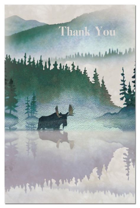 Moose Stencil, Moose Watercolor, Watercolor Portrait Tutorial, Moose Painting, Moose Pictures, Acrylic Painting Lessons, Watercolor Paintings Tutorials, Cards With Envelopes, Sketch Painting