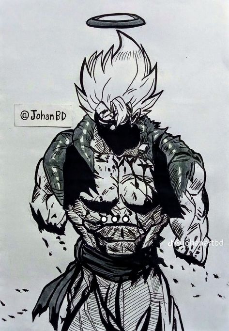 Darent Z Art, Cr7 Drawing, Gogeta Drawing, Dragon Ball Drawing, Goku Sketch, Vegito Gogeta, Animation Drawing Sketches, Dbz Drawings, Goku Manga