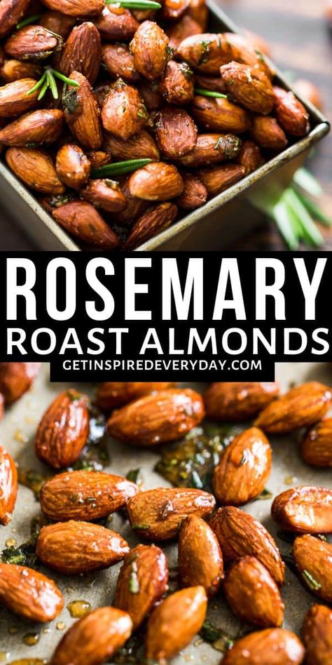 Rosemary Almonds, Rosemary Sea Salt, Keto Sides, Sides Dishes, Hiking Snacks, Desserts Ideas, Holiday Sweets, Kitchen Witchery, Paleo Vegan