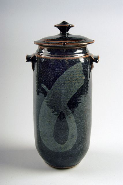 Ron Larsen. 1992. Ceramic Urns Pottery, Lidded Vessels Ceramic, Lidded Forms Ceramics, Lidded Container Ceramics, Ceramics Lidded Jar, Pottery Jars, Functional Ceramics, American Ceramics, Pottery Form