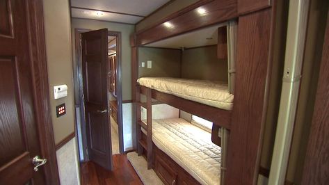 Inside a ShowHauler | Travel Channel Trailer Hacks, Airstream Living, Air Stream, Airstream Campers, Airstream Remodel, Airstream Interior, Bus Living, Airstream Renovation, Simple Interior Design