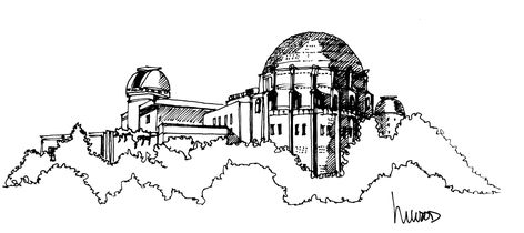 m wood la griffith observatory Griffith Observatory Tattoo, Observatory Drawing, Griffith Observatory, Wood Store, Wood Book, Travel Wallpaper, Wood Pens, Architectural Prints, The 5th Of November