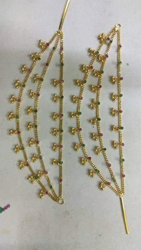 Champacharalu Designs Gold, Champaswaralu Designs Gold Simple, Chepasavarallu Gold, Gold Champaswaralu Designs, Champasavaralu Gold Designs, Chempasaralu Designs Gold, Champaswaralu Designs Gold, Pretty Gold Necklaces, Fashion Jewelry Necklaces Gold