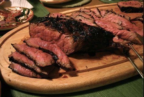 London Broil Oven, London Broil Marinade, Grilled London Broil, Steak Marinades, Cooking London Broil, London Broil Recipes, Beef Flank Steak, London Broil, Crock Pot Recipes