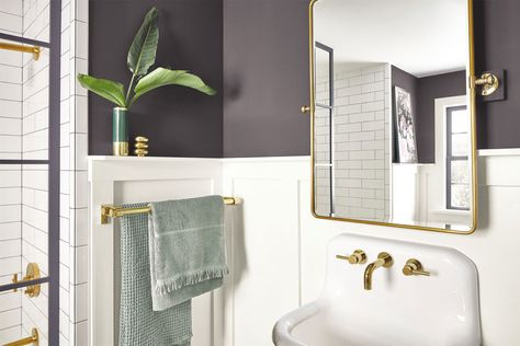 Bathroom Colors 2023, Paint Colors For Small Bathrooms, Best Sherwin Williams Paint, Trending Bathroom Colors, Popular Bathroom Colors, Small Bathroom Paint Colors, Best Bathroom Paint Colors, Small Bathroom Paint, Kids Bathroom Remodel