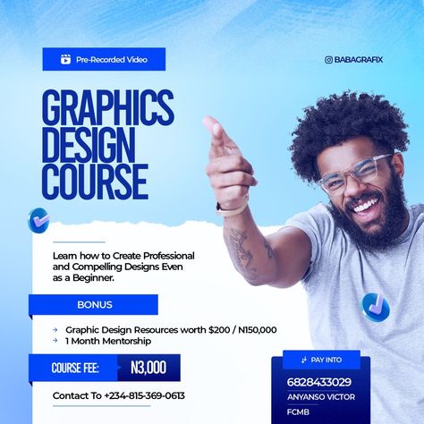 Course Flyer Design Inspiration, Course Advertisement Design, Course Poster Design Ideas, Course Banner Design, Graphic Design Course Poster, Graphic Design Training Flyer, Graphic Design Flyer Marketing, Event Flyer Design Layout, Course Creative Ads