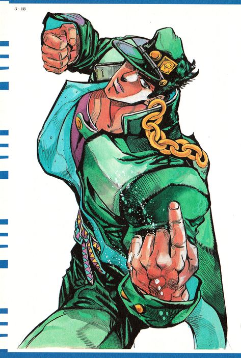 Hirohiko Araki, Jojo's Bizarre Adventure Anime, Jotaro Kujo, Jojo Anime, Old Anime, Jojo Bizzare Adventure, Featured Art, Jojo Bizarre, Jojo's Bizarre Adventure