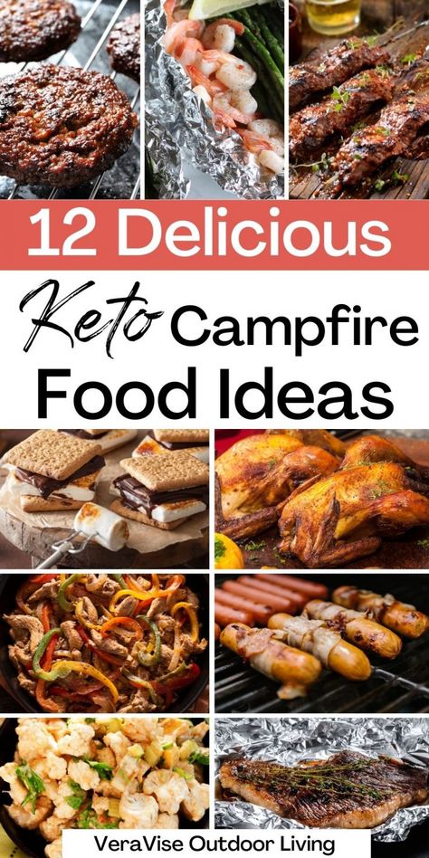 Campfire Food Ideas, Easy Camping Dinners, Camping Meals For Kids, Camping Food Ideas, Camping Meal Planning, Campfire Desserts, Camping Menu, Camping Lunches, Camping Dishes