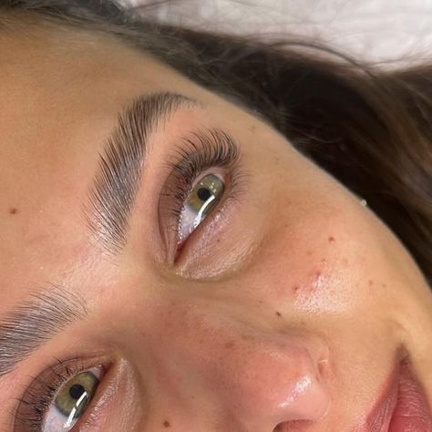 PMU artist | Natalie on Instagram: "Brow lamination + lash lift combo 😮‍💨😮‍💨

@hairylittlethings 
.
.
.
#brows #browlamination" Brow Lamination And Lash Lift, Brow Artist Aesthetic, Lamination Brows, Pmu Artist, Eyebrow Lamination, Lash Lifting, Brow Artist, Brow Lamination, Artist Aesthetic