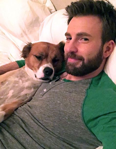 Chris Evans, A Man, Instagram