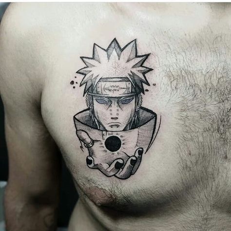 6 Me gusta, 0 comentarios - AnimeTattoo 🇺🇸🇧🇷🇻🇪🇵🇪🇯🇵🏯 (@animetatto) en Instagram: "Pain Tattoo is so cool bro @valhalla_tattooestudio 🐲🐲😍🔥 Follow me and Tag your. Otaku Friends to…" Characters With Tattoos, Naruto Sleeve, Kiba Naruto, Naruto Tattoos, Bleach Tattoo, Full Chest Tattoos, Pain Naruto, Army Tattoos, Biker Tattoos