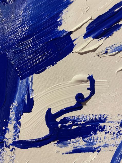 Indigo Blue Aesthetic, Cobalt Blue Aesthetic, Bright Blue Aesthetic, Cobalt Aesthetic, Blue Aesthetics, Everything Is Blue, Coloring Inspiration, Blue Abstract Painting, Social Media Design Inspiration