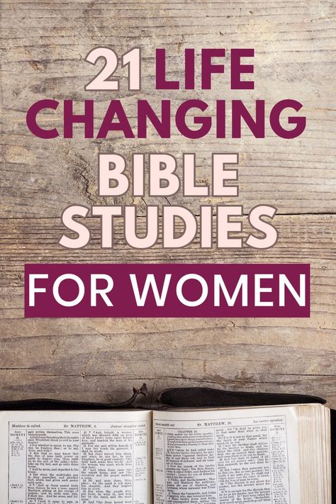 Choosing a Bible study can be overwhelming--here are 21 top-notch recommendations that will challenge your faith and help you (and your women's group) grow spiritually in fresh ways! Free Bible Study For Women, Ladies Bible Study Ideas, Bible Plans For Women, Beginner Bible Study For Women, Womens Bible Study Ideas Activities, Bible Study Plans For Women, Bible Study Guide For Beginners, Women Bible Study, Bible Studies For Women