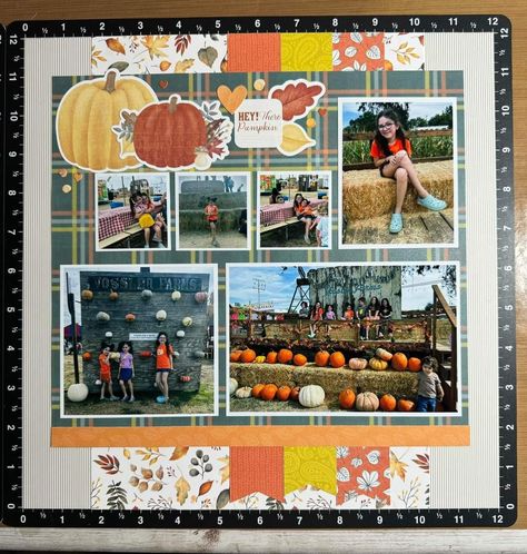 Thanksgiving Scrapbook Layouts, Fall Scrapbook Layouts, Fall Scrapbook, Kids Scrapbook, Fall Days, Scrapbook Paper Crafts, Fall Fun, Scrapbooking Layouts, Scrapbook Ideas