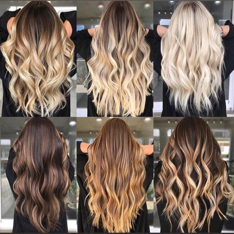 Blonde Long Hairstyles, Balayage Brown To Blonde, Balayage Brown, Brown Ombre Hair, Long Face Hairstyles, Balayage Blonde, Types Of Hair, Long Hair Color, Ombre Hair Color