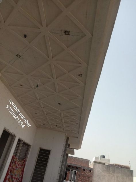 Chajja Design Pop, Car Porch False Ceiling Design, Porch Pop Ceiling Design, Plus Minus Pop Design For Roof, Modern Plus Minus Pop Design For Roof, Pop Desine, Fall Sealing, Pop Design For Roof, Fall Ceiling