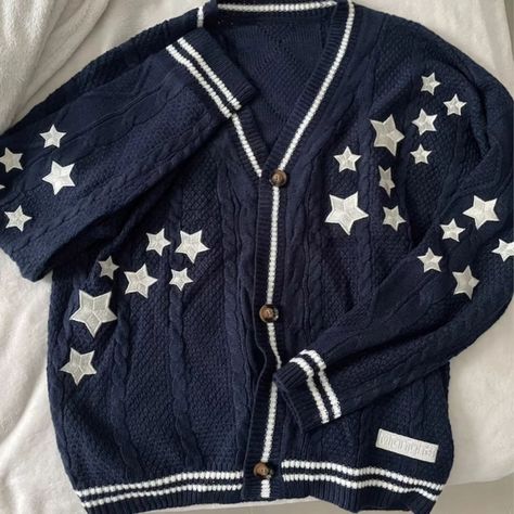 ✨ Celebrating 2 years of cozy nights with the Midnights Cardigan 💙⭐ Adorned with embroidered stars, relive the Midnights era with this midnights gem 💎 Can't wait? Order yours now, while supplies last! Claim 25%OFF, use code: MIDNIGHTS25 #midnights #cardigan #erastour #taylorswiftoutfits #swiftie #erastouroutfit #swiftes #midnightscardigan #midnight #taylorswift #erastour Midnights Cardigan, Star Cardigan, Swiftie Merch, Midnights Era, Embroidered Stars, Taylor Swift Outfits, Taylor Swift, Swift, Stars