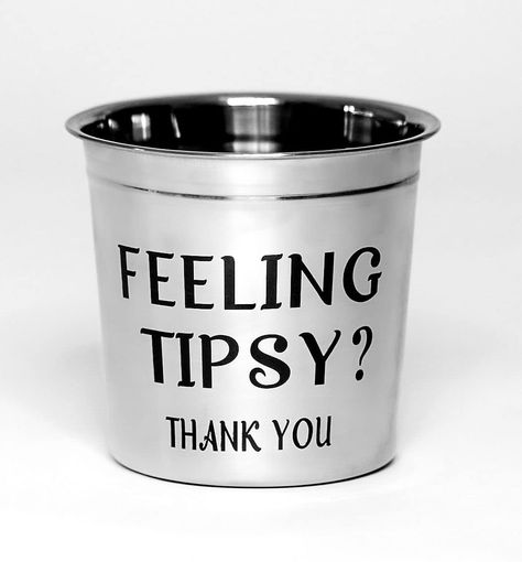 PRICES MAY VARY. Encourage Tipping in a Fun Way and Maximize your Profits: Allow patrons, customers or audience to tip generously with this cute large tip bucket. Larger Than Other Tip Jars: Bigger Tip Bucket = More Tips! Durable Stainless Steel Tip Bucket holds 1.3L and is 5'' tall, 5.5'' across the top and 4.25'' across the bottom so is easily seen and more likely to be used. Ideal for Bartenders: Use this Tip Container for Money for Waiters, Musicians, Bands, Restaurants, Weddings, Street Per Bucket Ideas, Coffee Shop Branding, Ice Chest Cooler, Cup For Coffee, Tip Jar, Liquid Chalk Markers, Money Collection, Tip Jars, Liquid Chalk